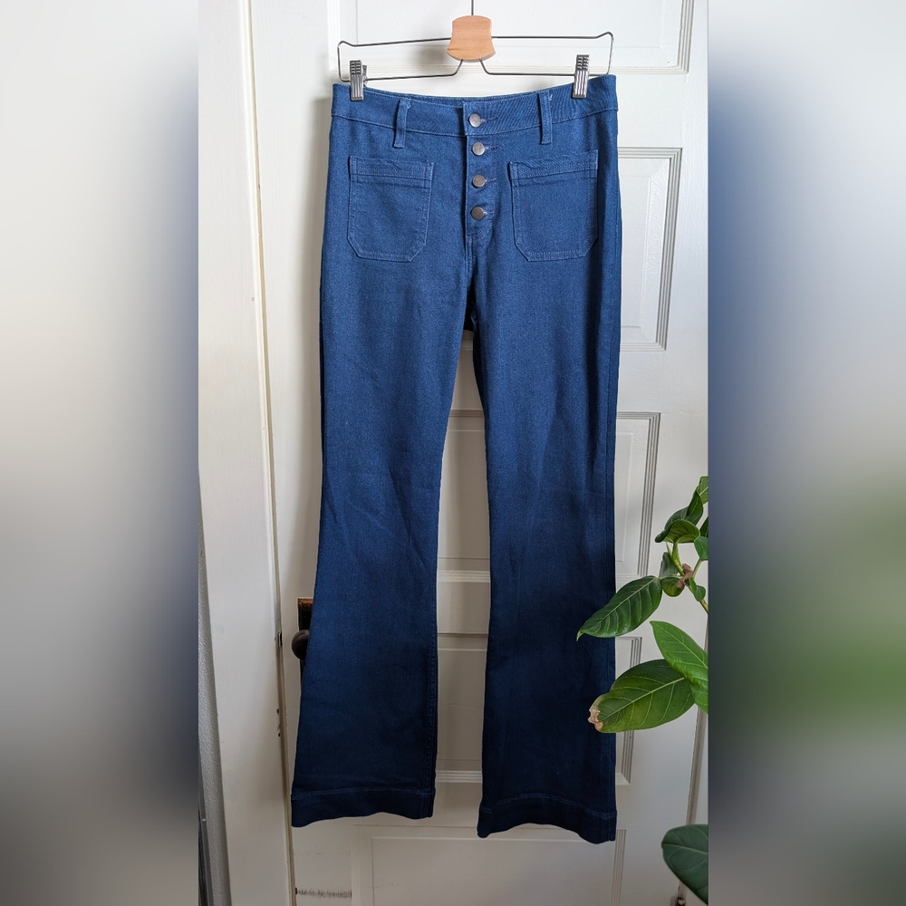 Wrangler Dark Blue Flare Jeans